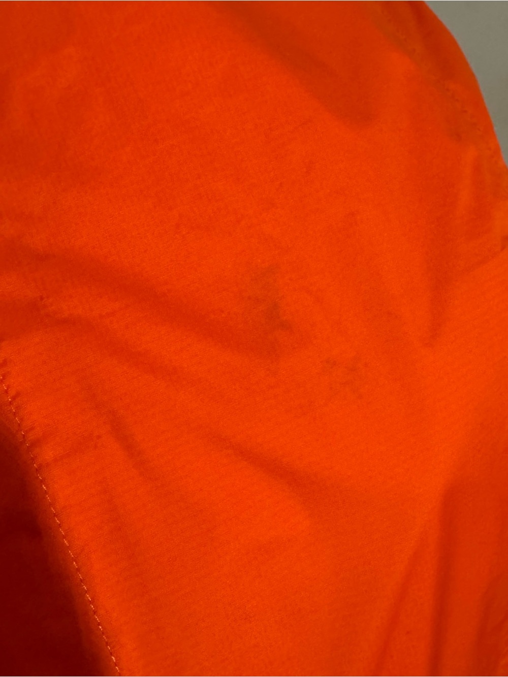 The North Face Men’s Bright Orange Hooded Rain Jacket - Picture 8 of 14